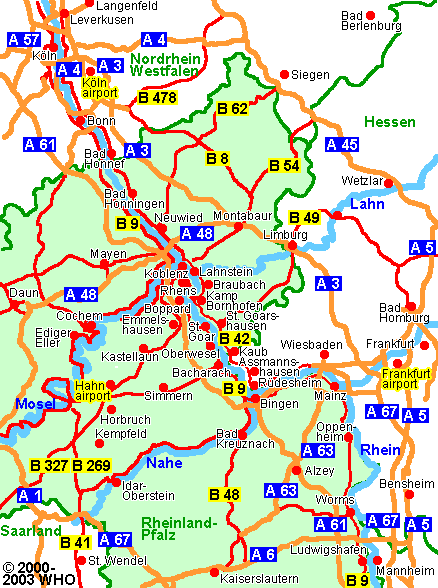 Map of Germany, Rhineland-Palatinate, daun-frankfurt-438, © 2000-2003 WHO